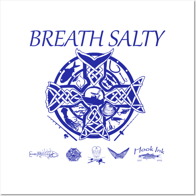 Breath salty Wall Art by Hook Ink
